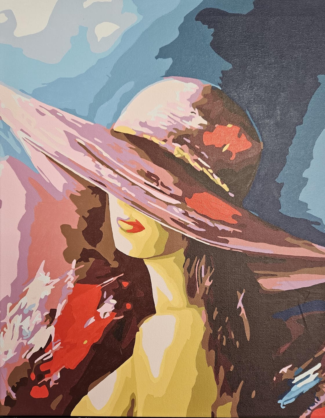 Customer photo review of Femme séduisante au chapeau