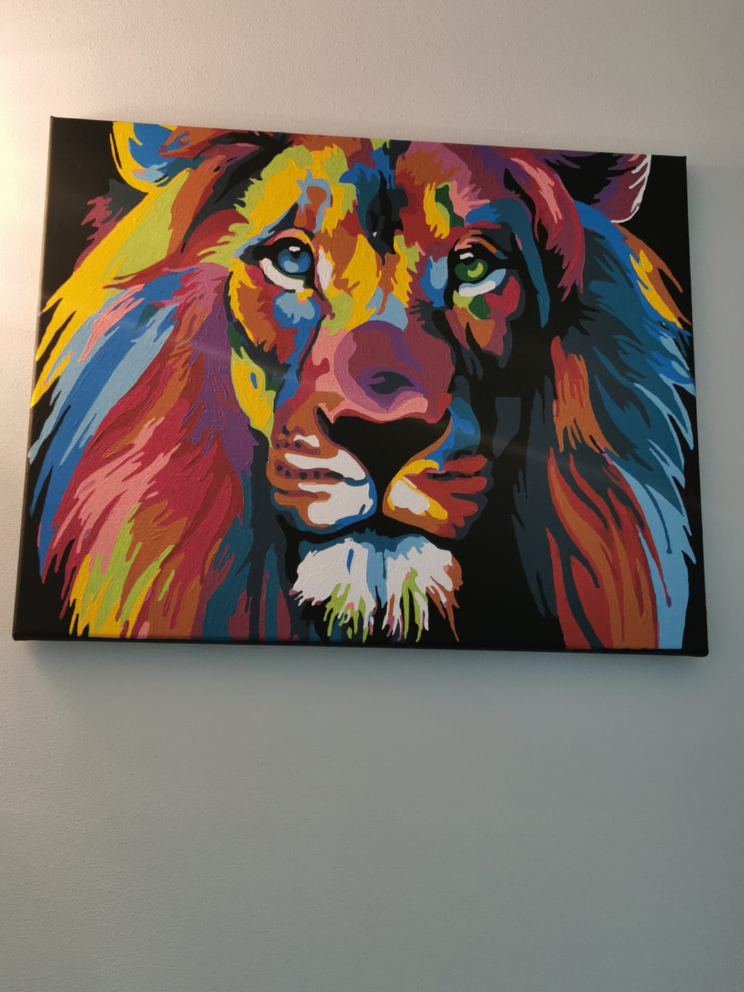 Customer photo review of Lion Pop Art