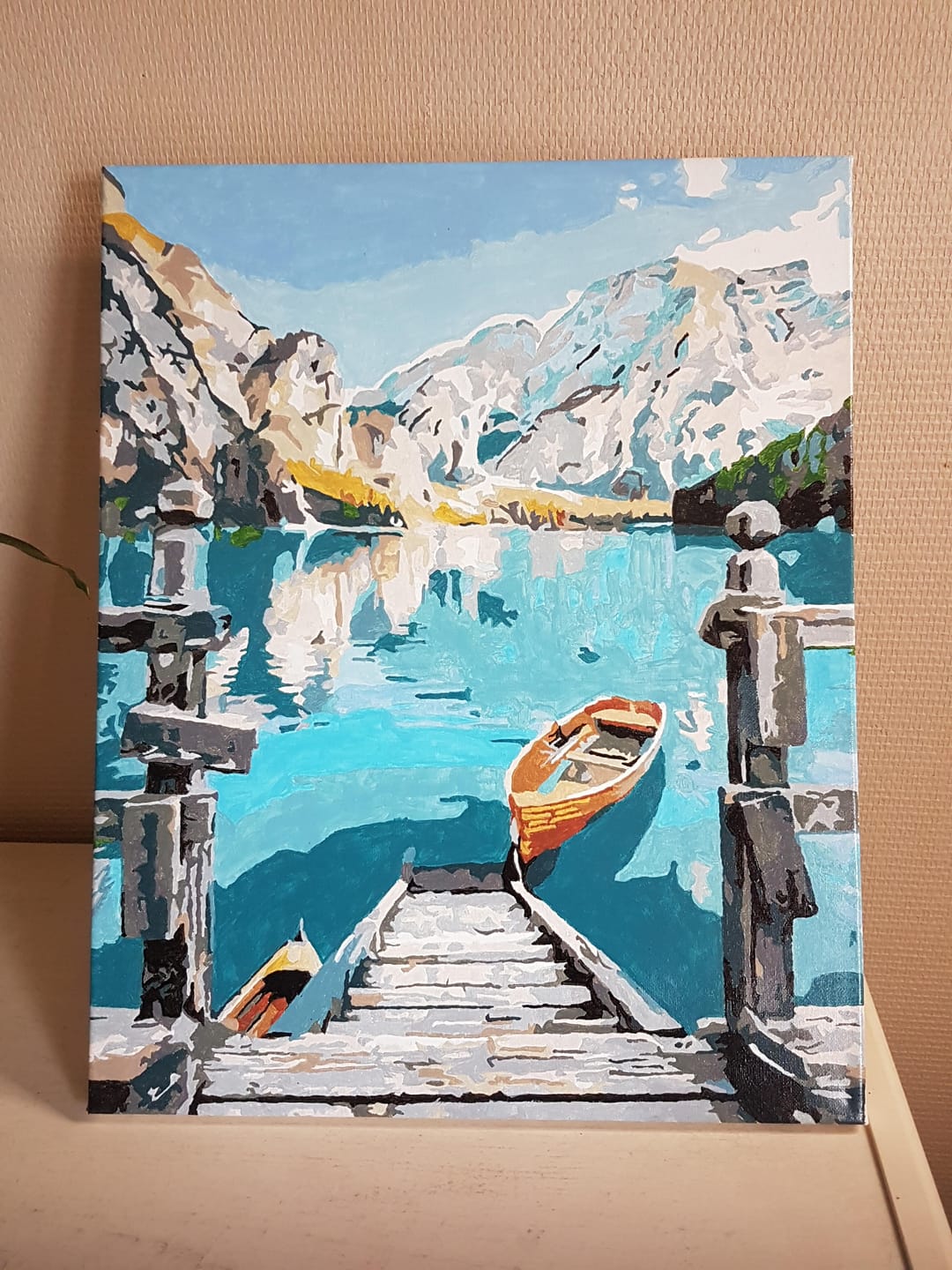 Customer photo review of Barque sur un Lac de Montagne
