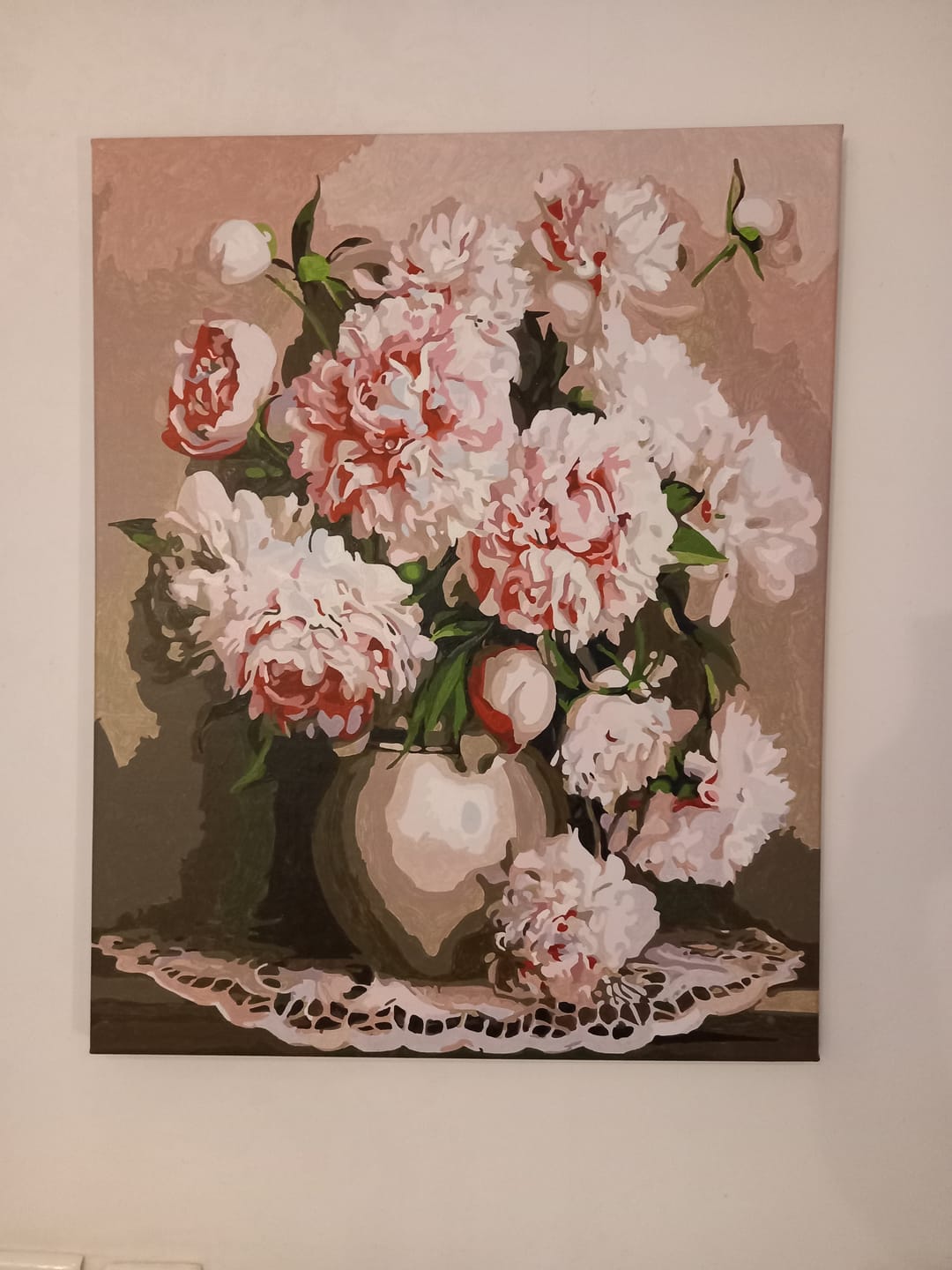 Customer photo review of Vase de Pivoines