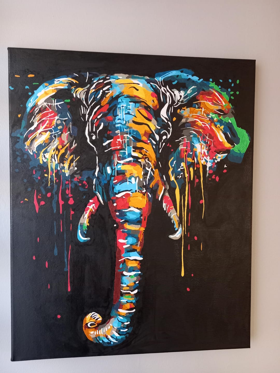 Customer photo review of Peinture Elephant