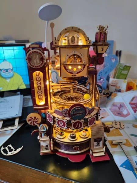 Customer photo review of Puzzle 3D Usine de Chocolat Marbre