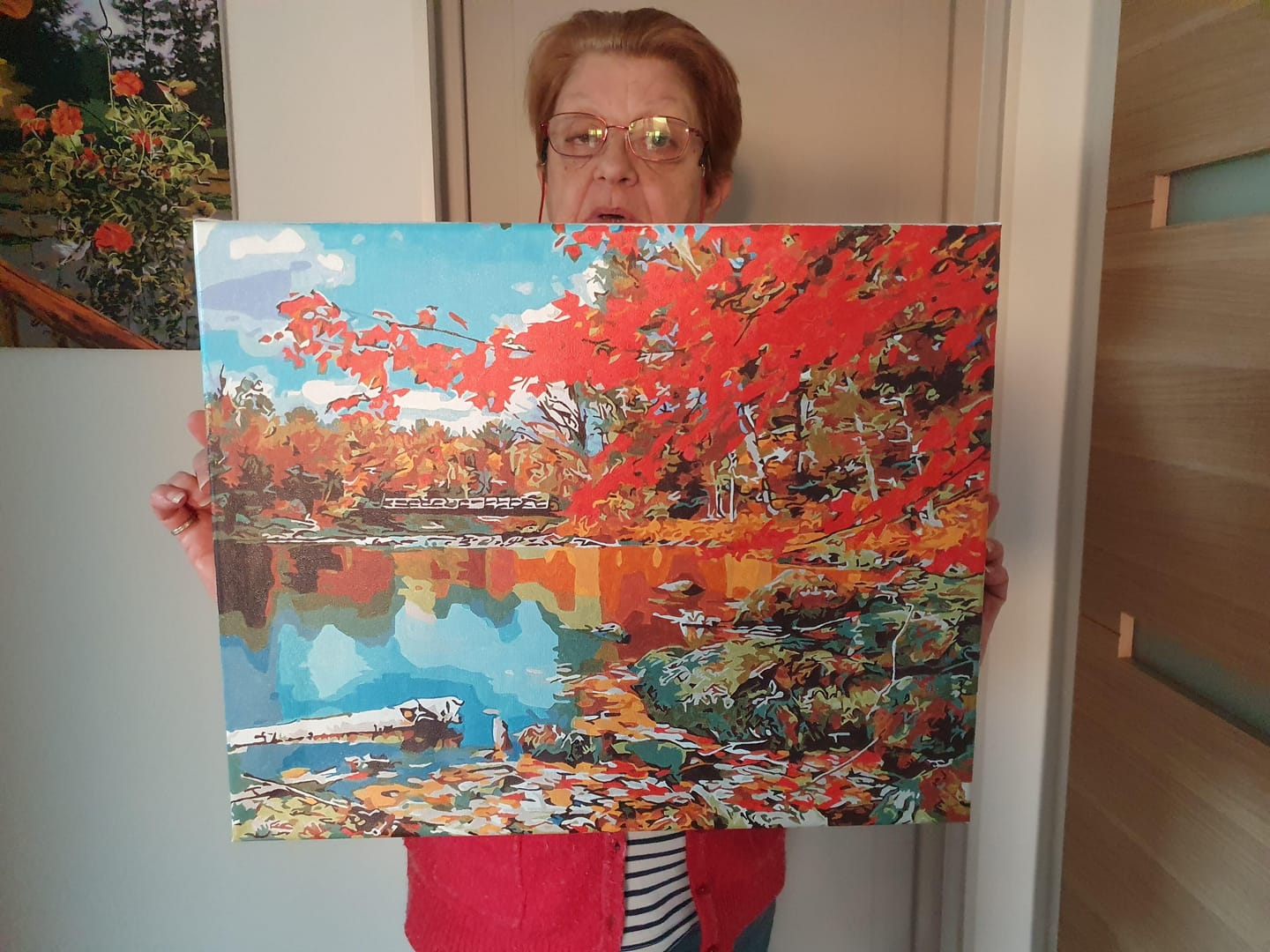 Customer photo review of Rivière et Forêt d'Automne