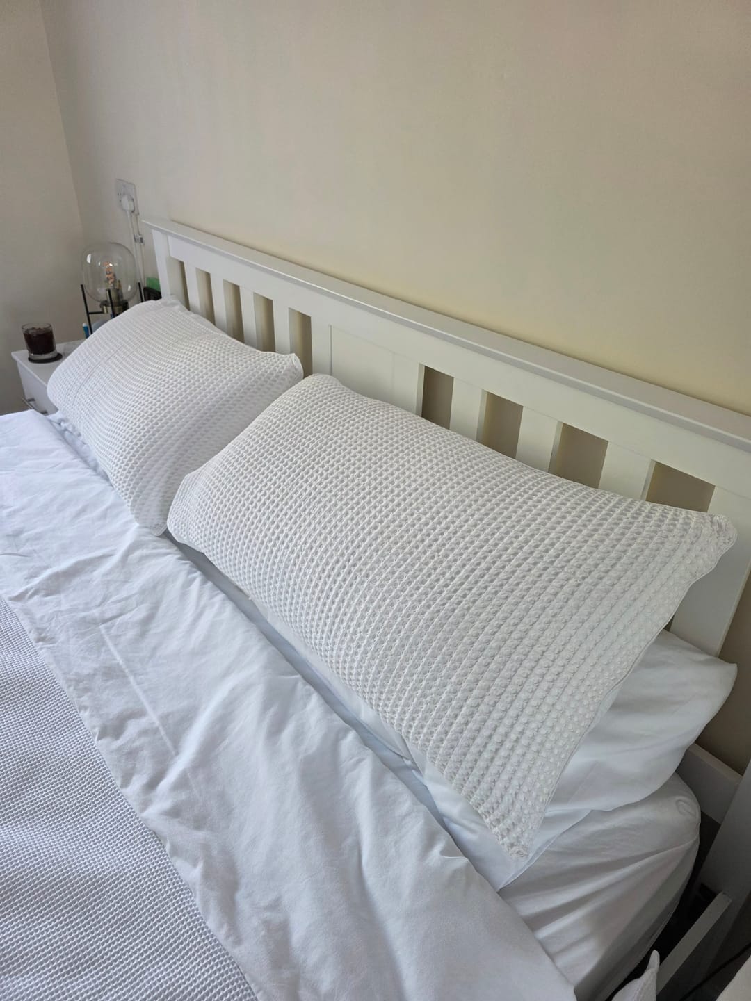 Customer photo review of Martian Dreams LunaCore® | Hybrid Pillow, Twin Pack