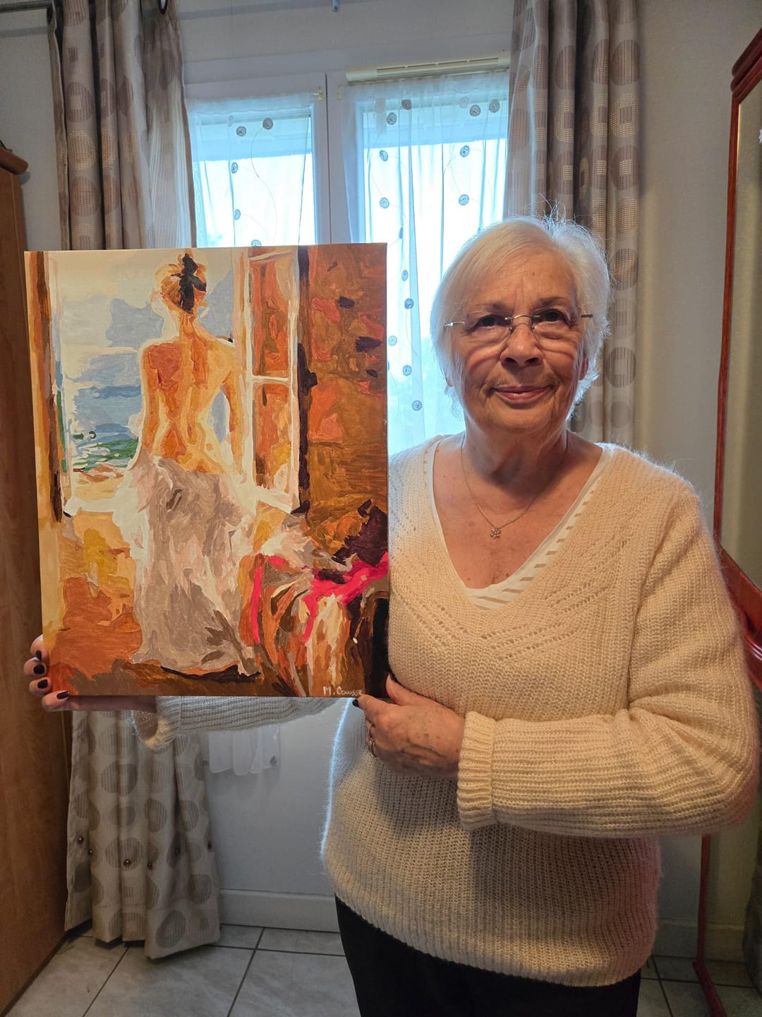 Customer photo review of Femme dénudée et grand Soleil