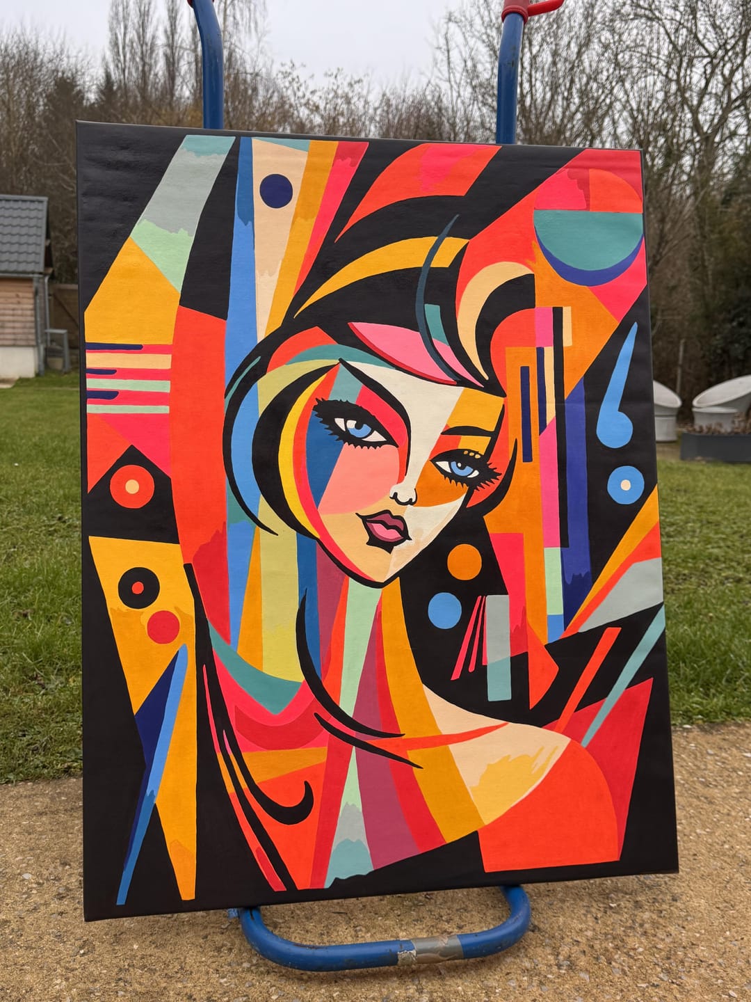 Customer photo review of Femme abstraite style Picasso
