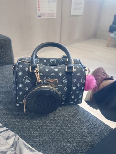 Customer photo review of Black Era Charm Purse