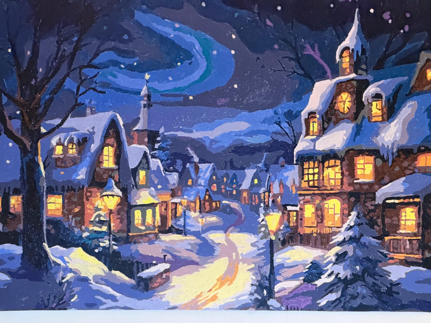 Customer photo review of Village de Noël Étoilé