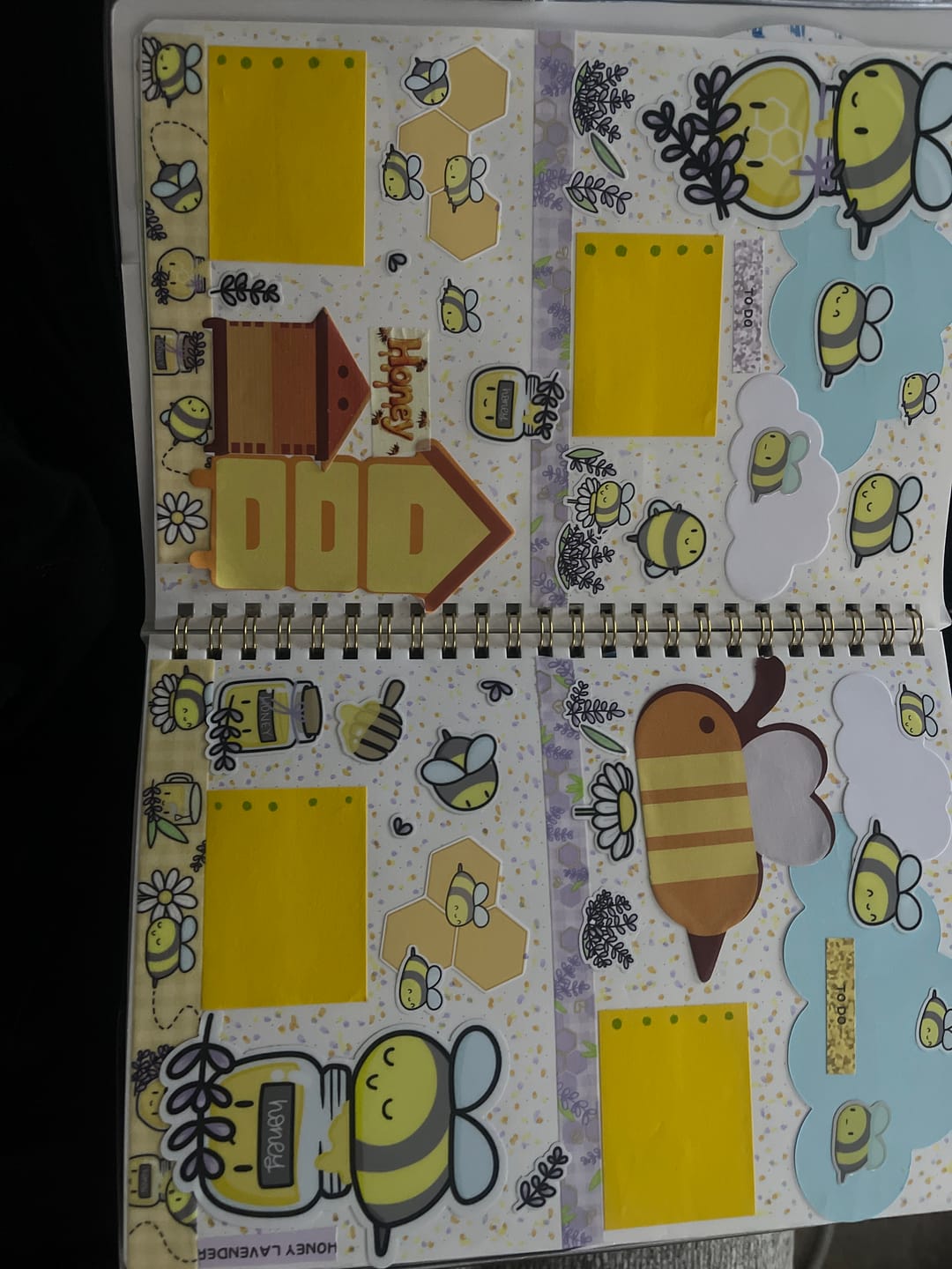 Customer photo review of Honey Lavender Theme Hobonichi Weeks kit