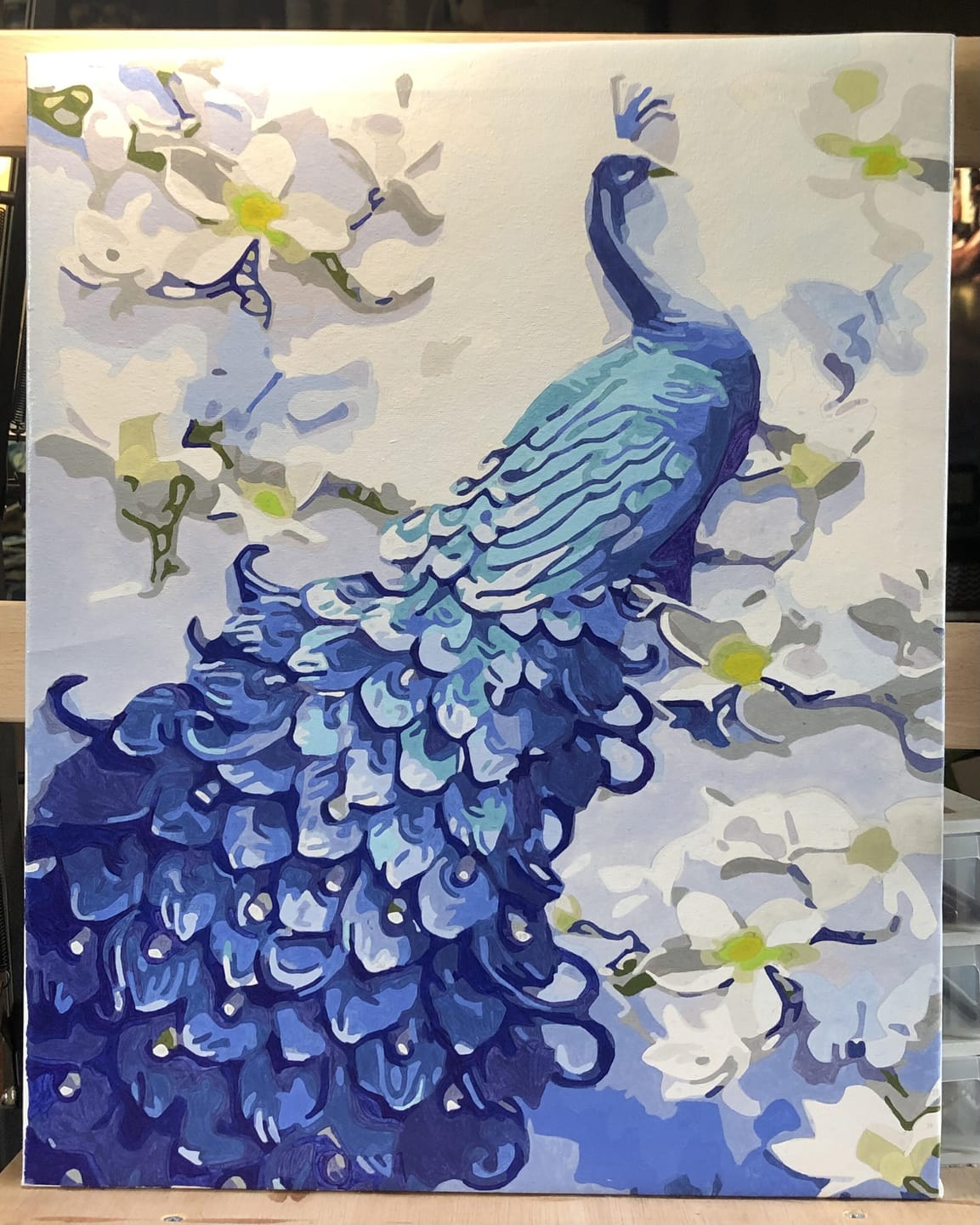 Customer photo review of Joli Paon bleu