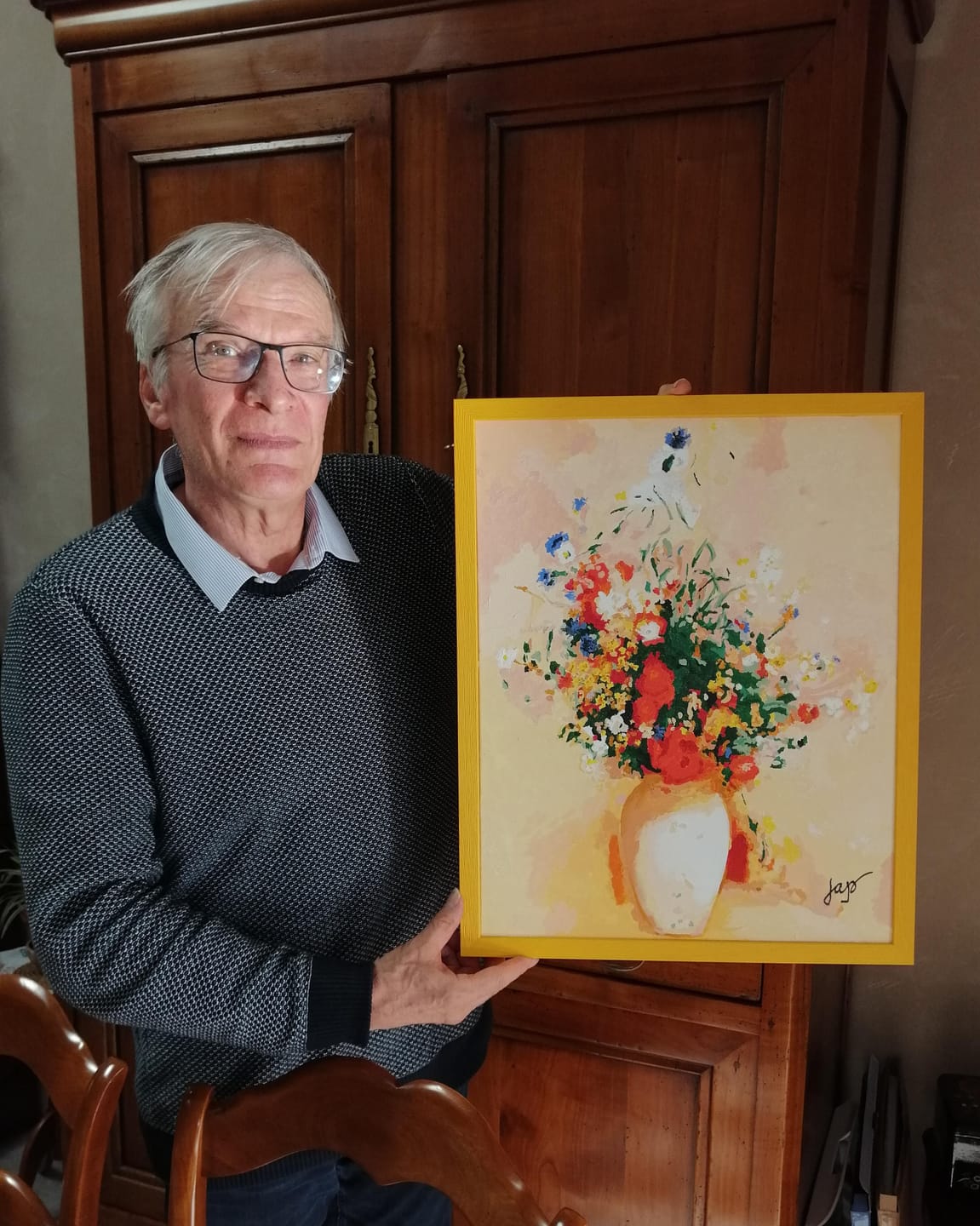 Customer photo review of Vase de Fleurs - Odilon Redon