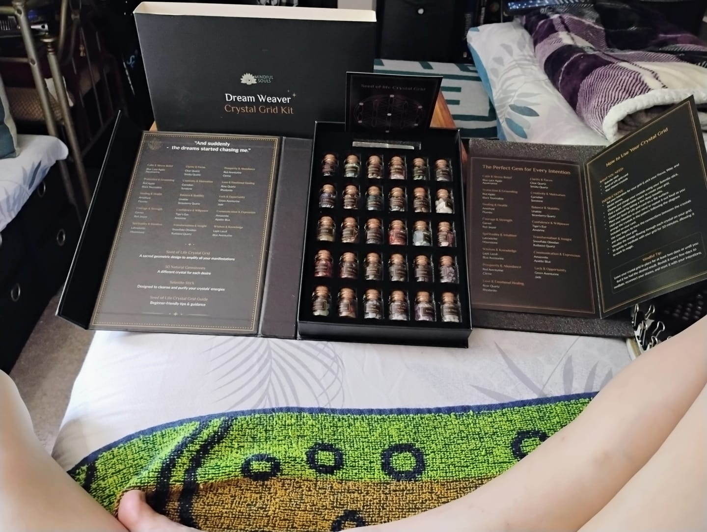 Customer photo review of Mystical Manifestation Crystal Grid Kit: Unlock the Power of Witchy Spells