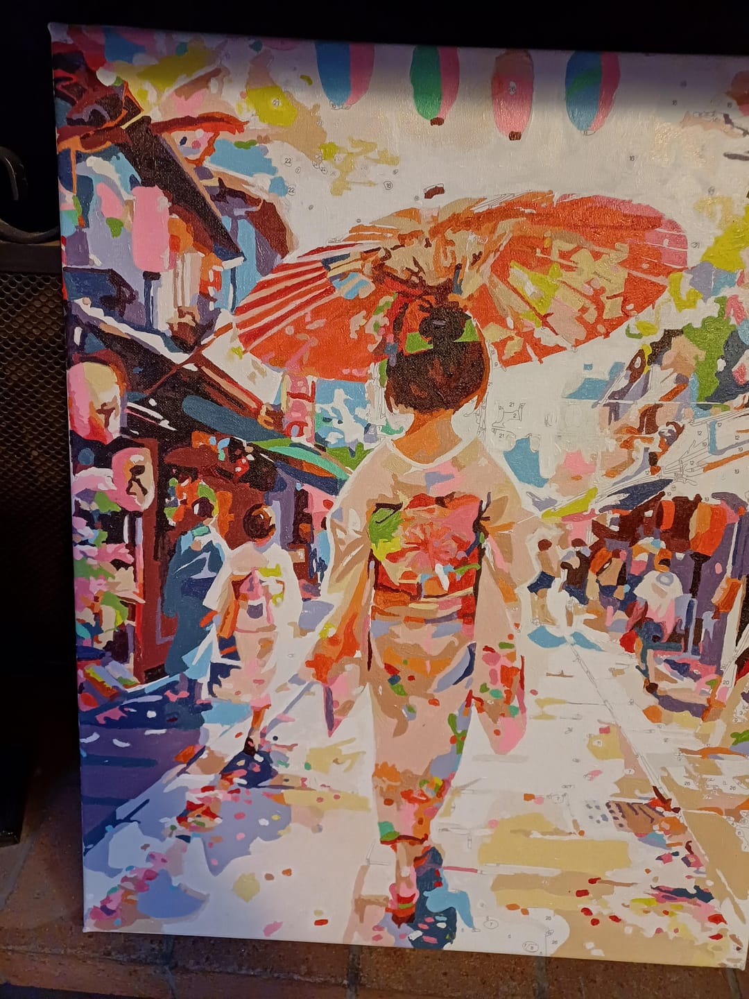 Customer photo review of Femme en Yukata dans une Rue animée