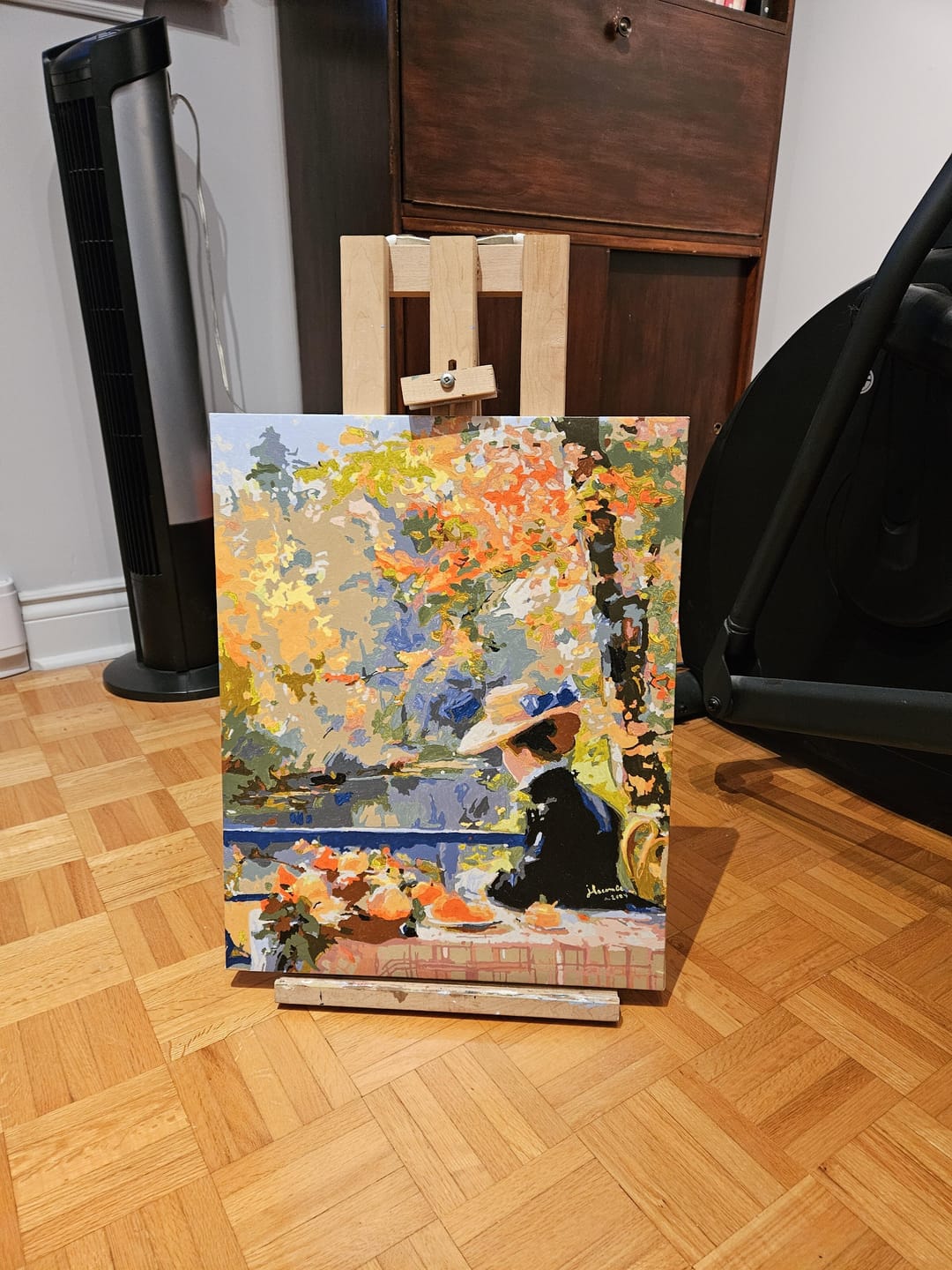 Customer photo review of Femme en Automne inspirée de Renoir