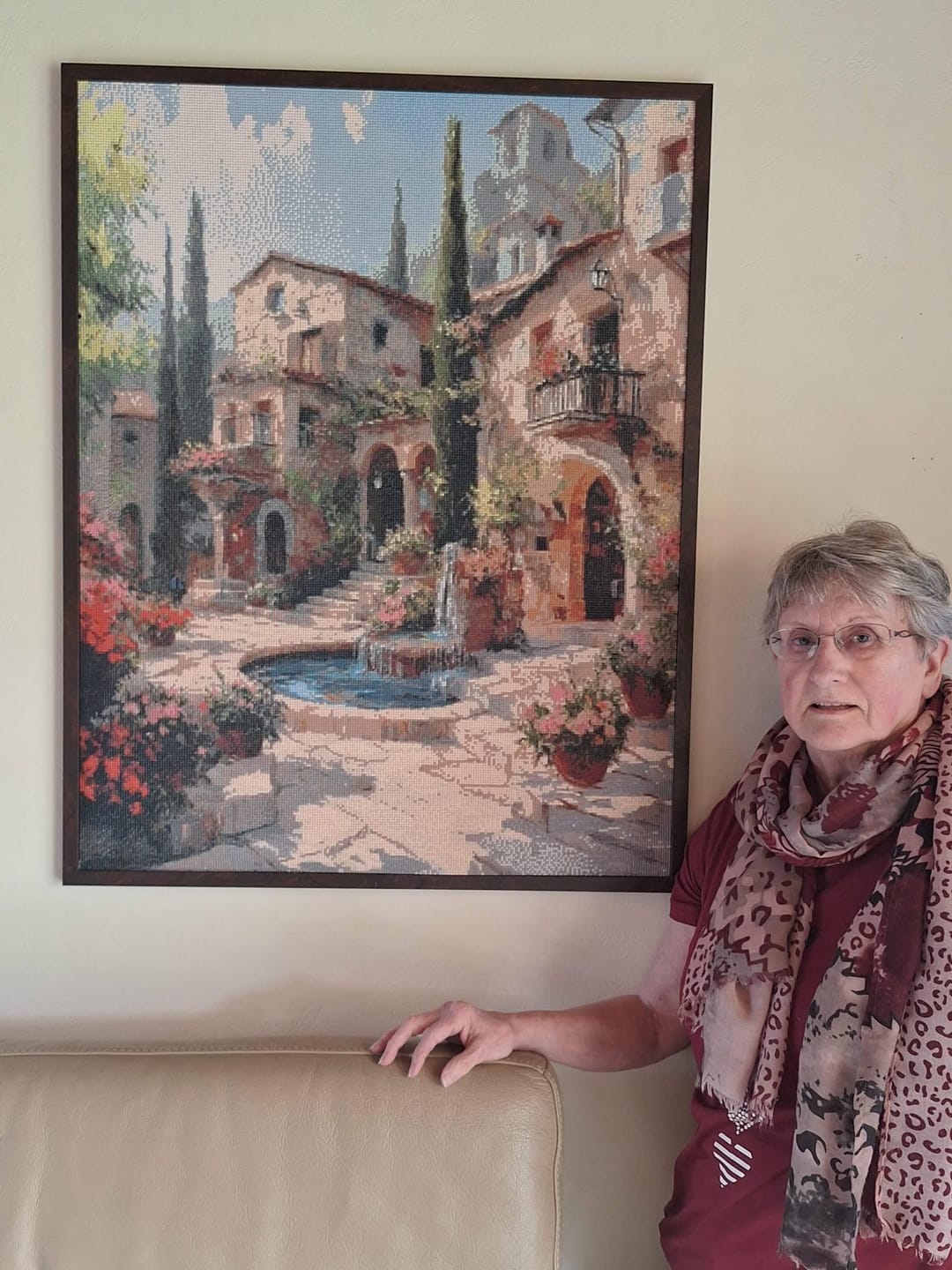 Customer photo review of Broderie Diamant - Villa Méditerranéenne