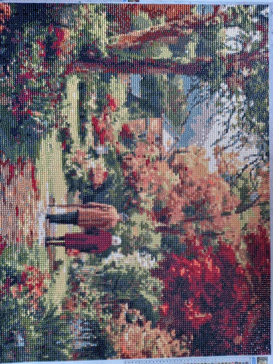 Customer photo review of Broderie Diamant - Amour éternel en automne