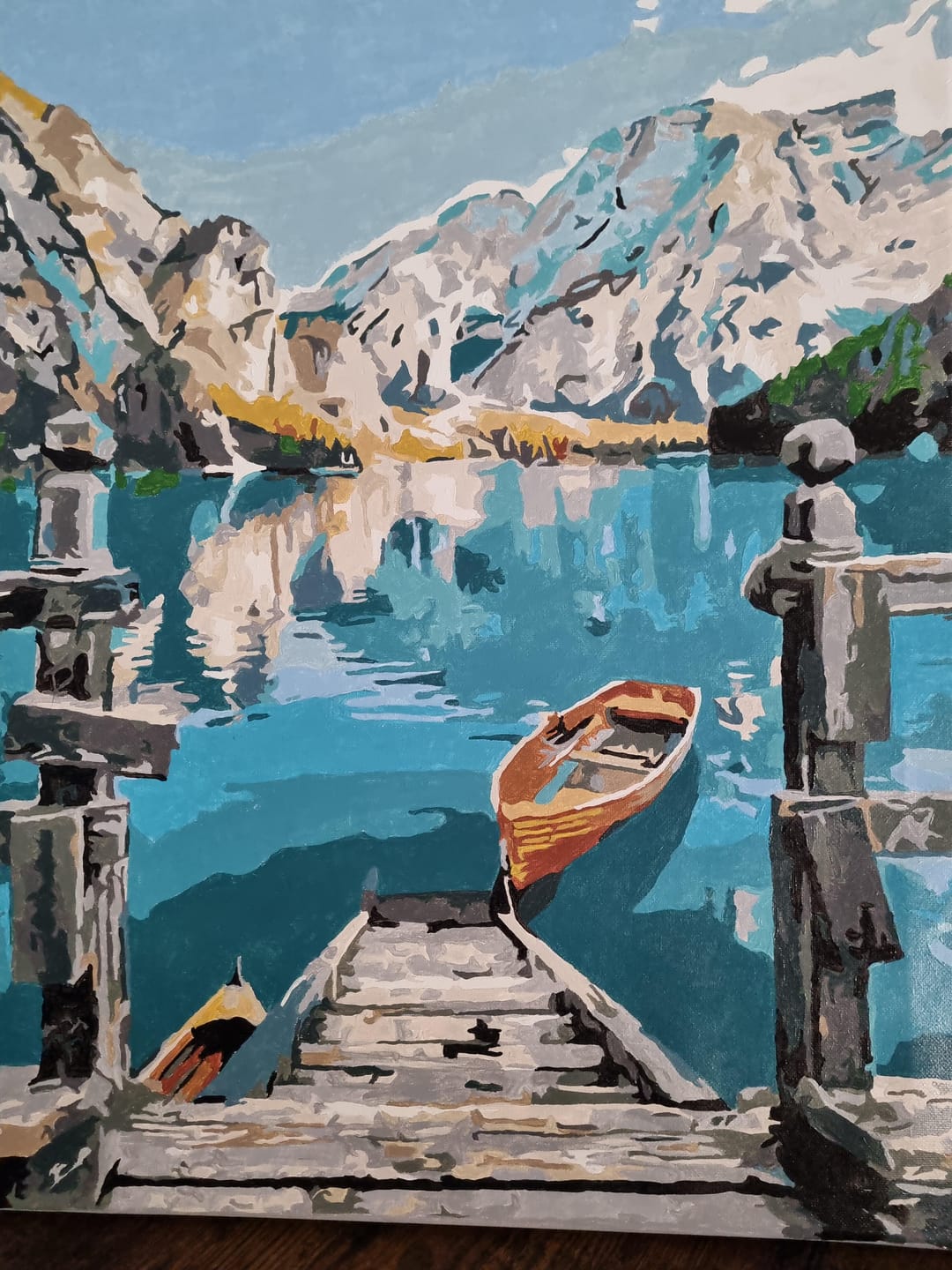 Customer photo review of Barque sur un Lac de Montagne