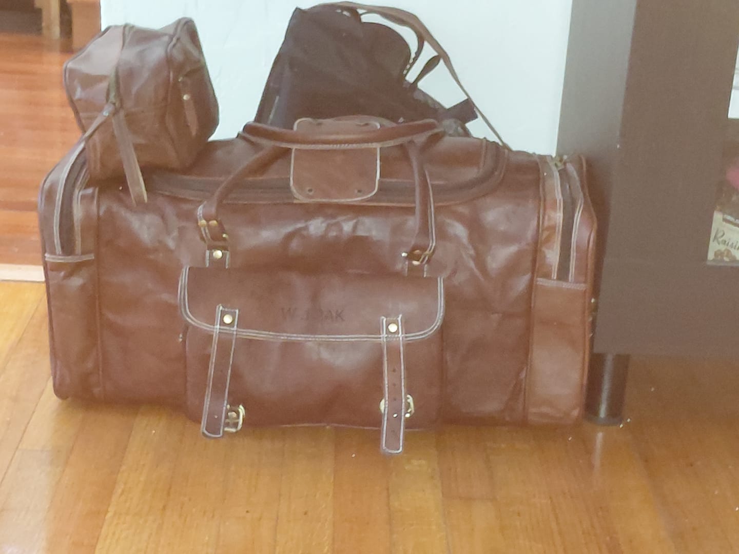 Customer photo review of Traveler Weekender Duffle Bag + FREE Toiletry Bag