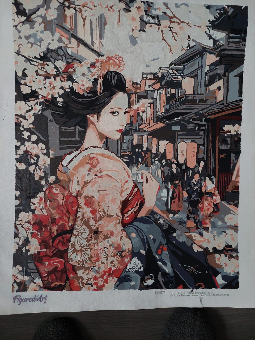 Customer photo review of Geisha dans une Rue Vintage
