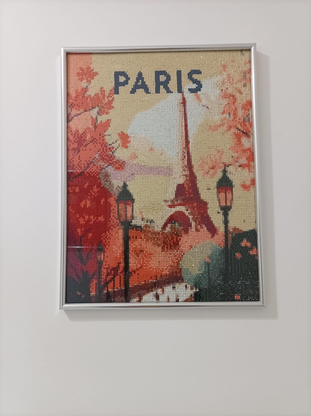 Customer photo review of Broderie Diamant - Affiche Poster Paris 2