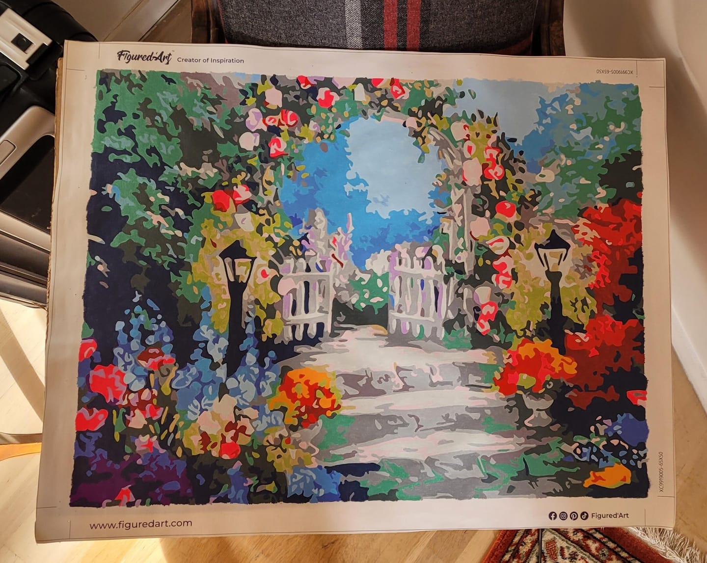 Customer photo review of Allée d'un jardin fleuri