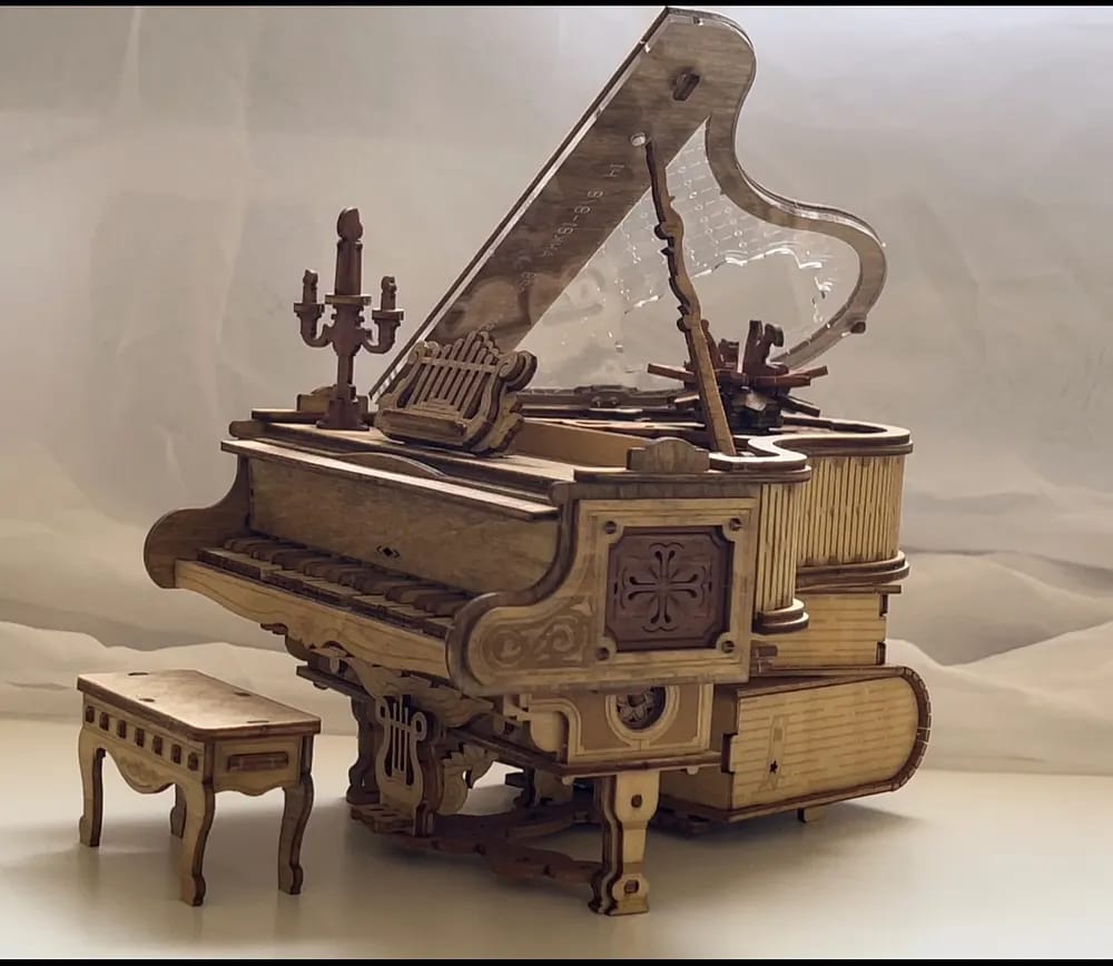 Customer photo review of Puzzle 3D Piano magique