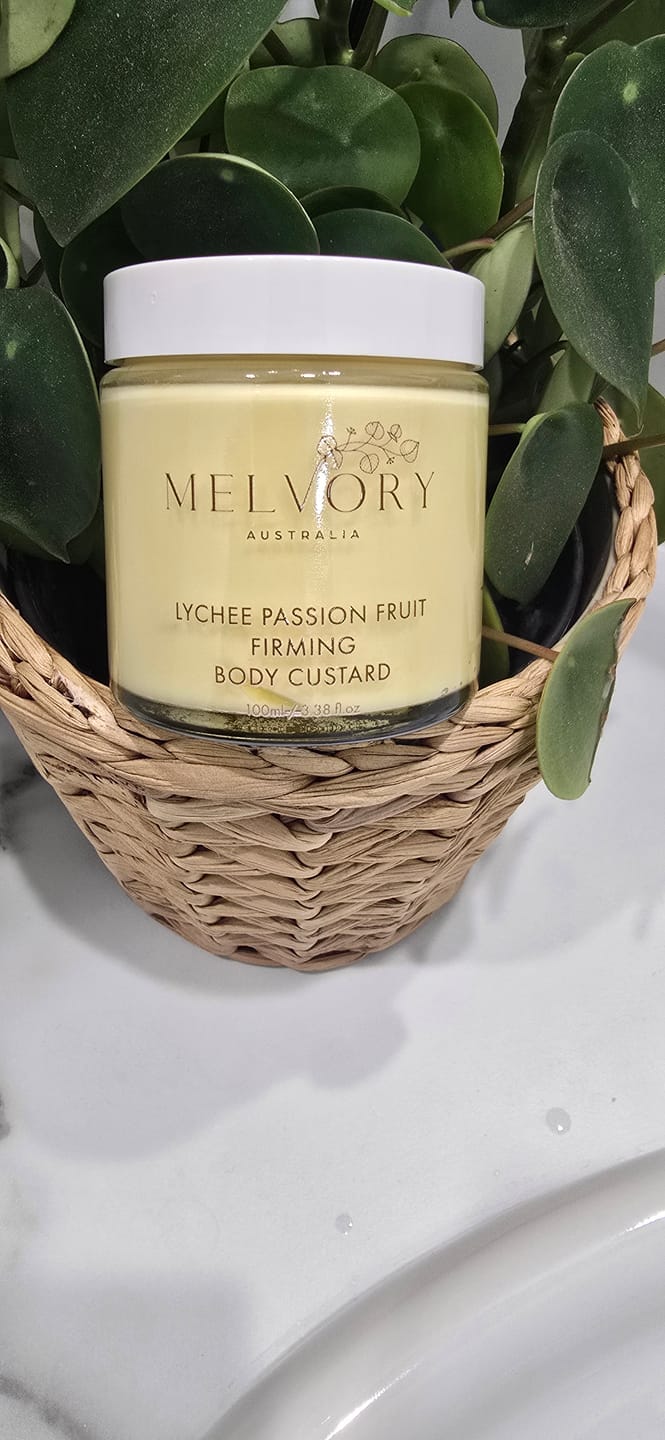 Customer photo review of Limited Edition: Lychee + Passionfruit Body Custard
