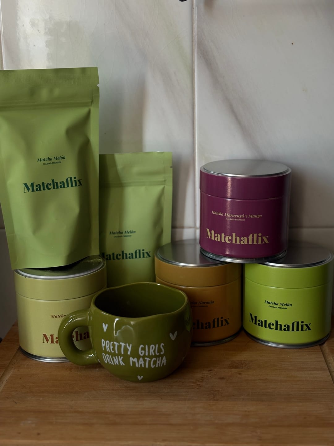 Customer photo review of Té Matcha Premium Melón