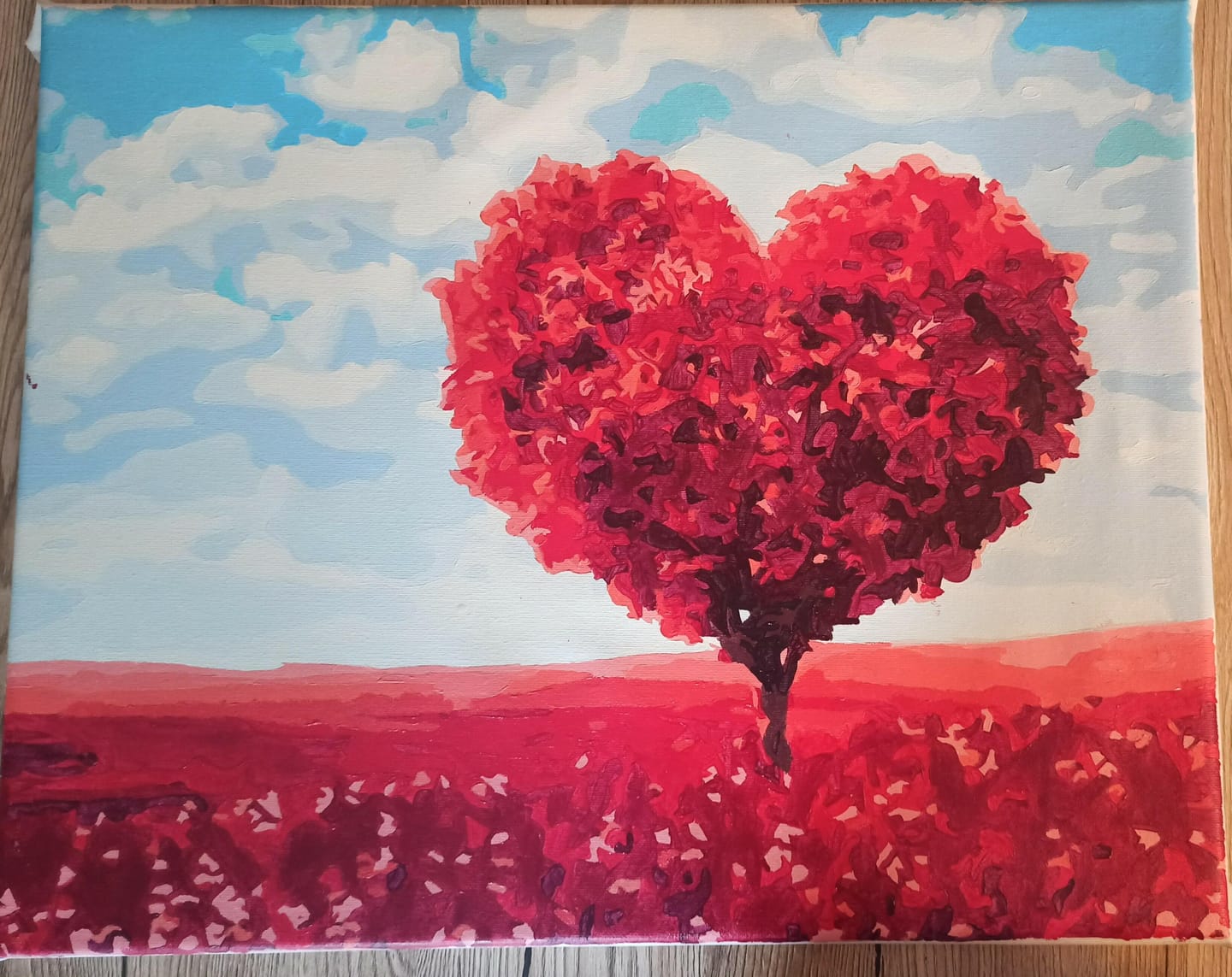 Customer photo review of Arbre rouge Coeur
