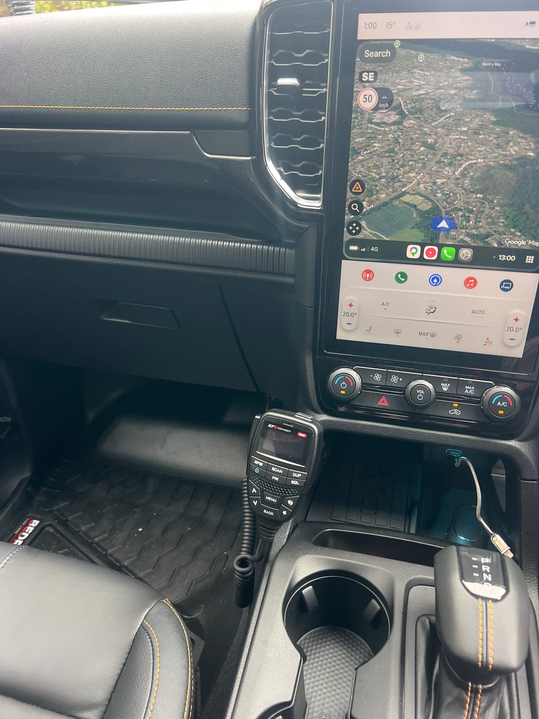 Customer photo review of UHF Handpiece Mount - Ford Ranger NextGen & Super Duty & Everest - Centre Console