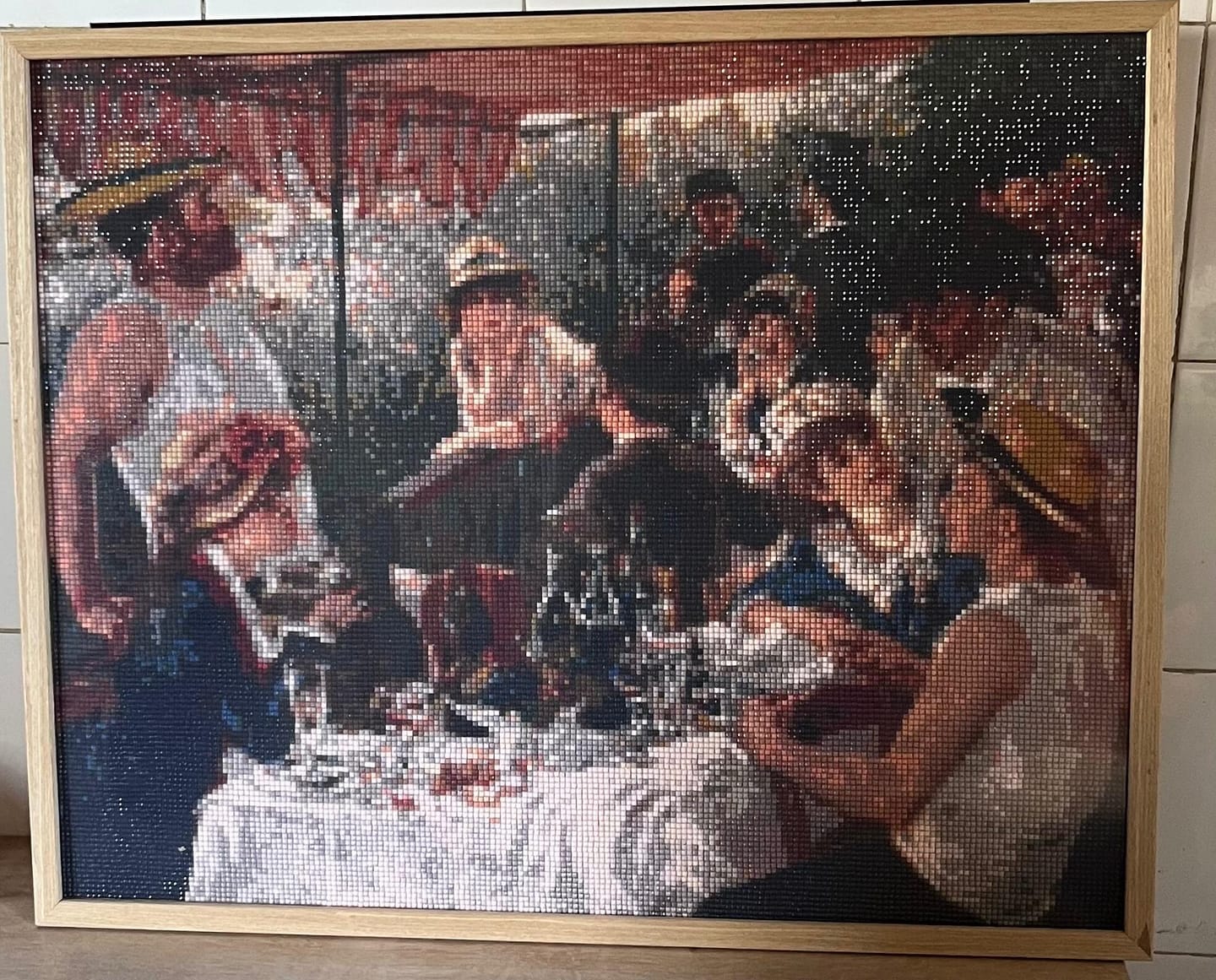 Customer photo review of Diamond Painting - Le Déjeuner des canotiers - Renoir