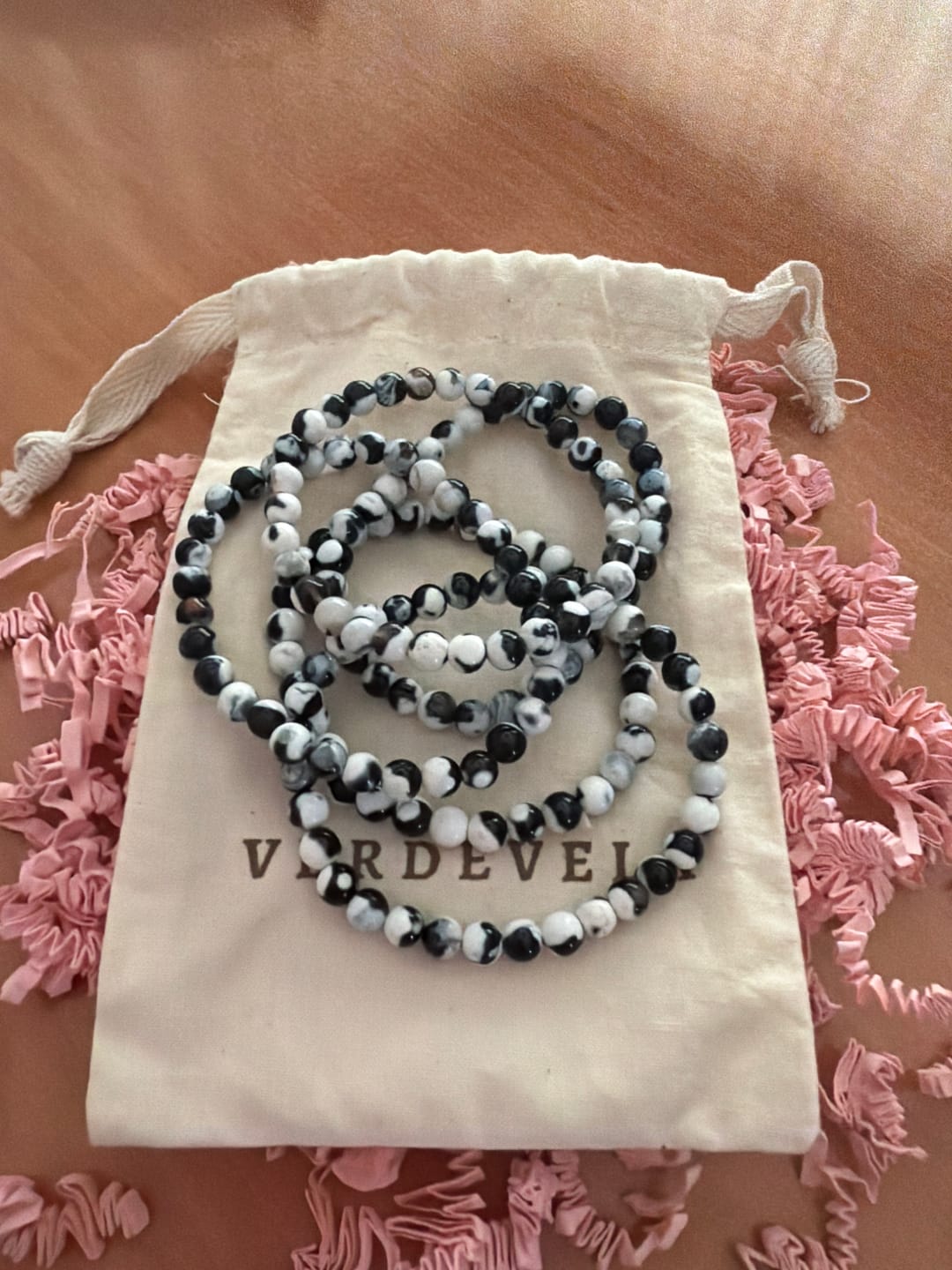 Customer photo review of Pulsera Ágata Orca | 6mm | Equilibrio y Superación