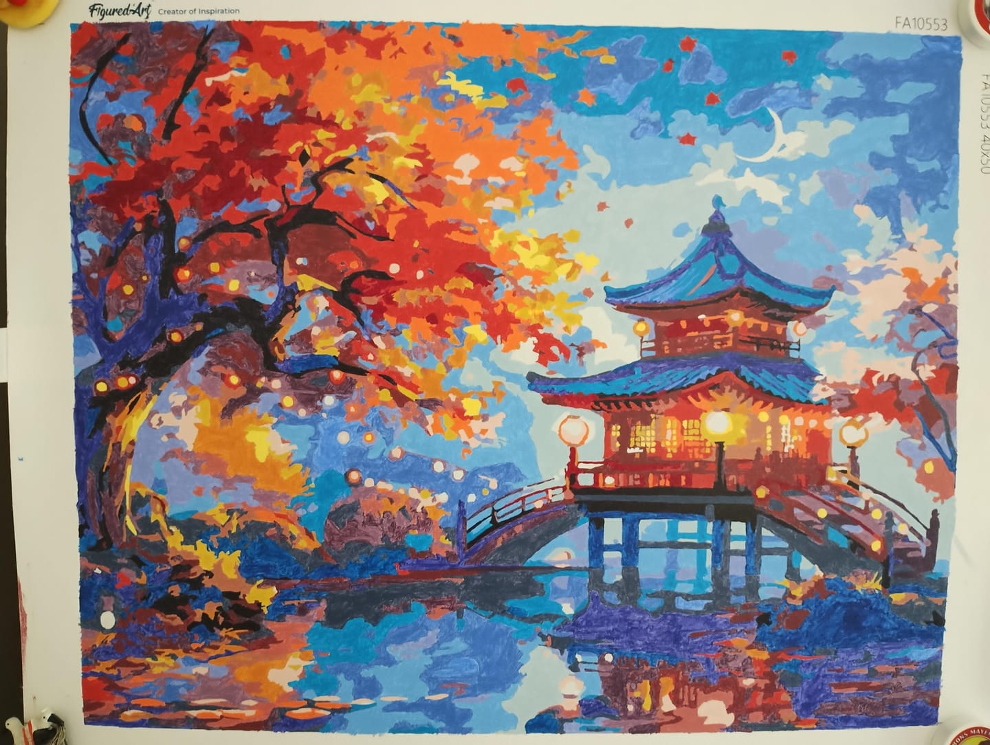Customer photo review of Pagode par une Nuit d’Automne