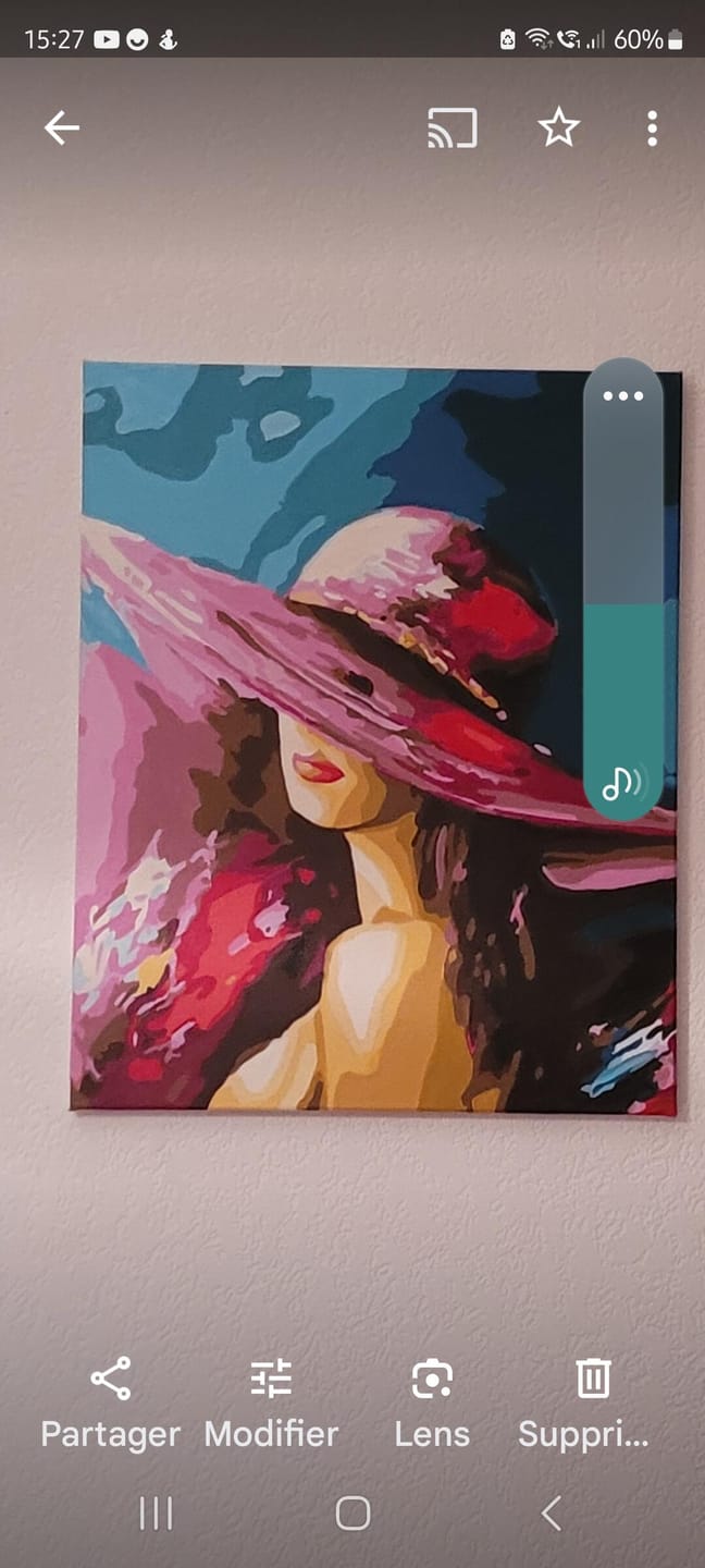 Customer photo review of Femme séduisante au chapeau