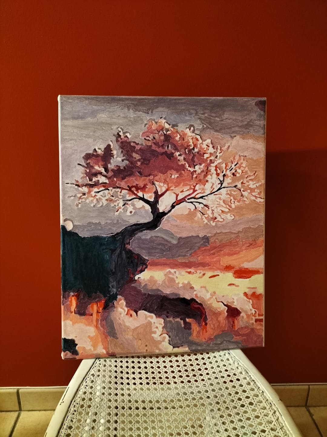 Customer photo review of Arbre rose et Nuages