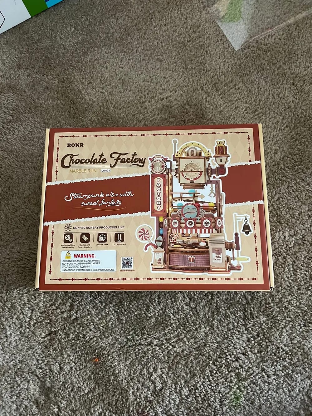 Customer photo review of Puzzle 3D Usine de Chocolat Marbre