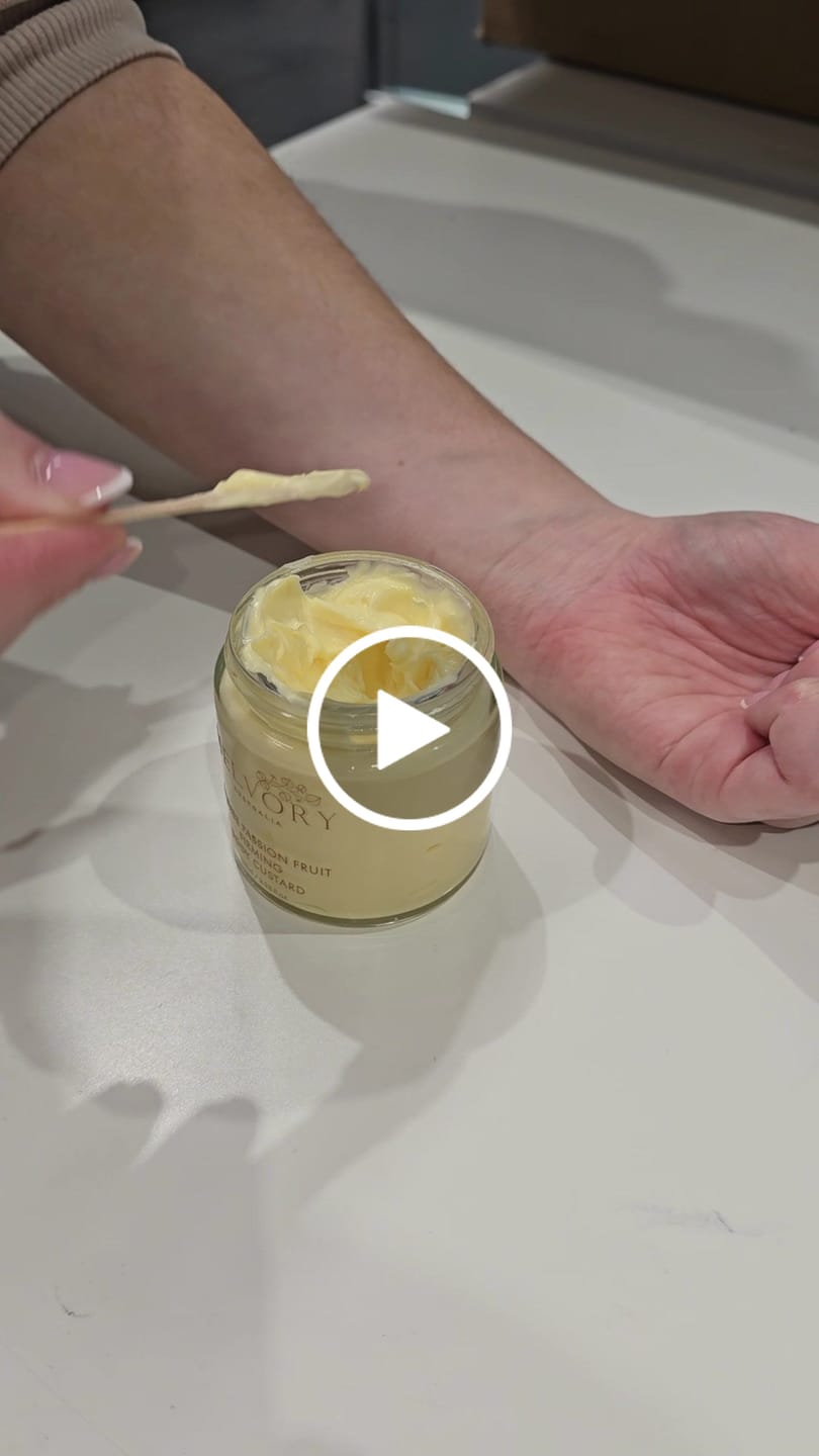 Customer video review of Limited Edition: Lychee + Passionfruit Body Custard