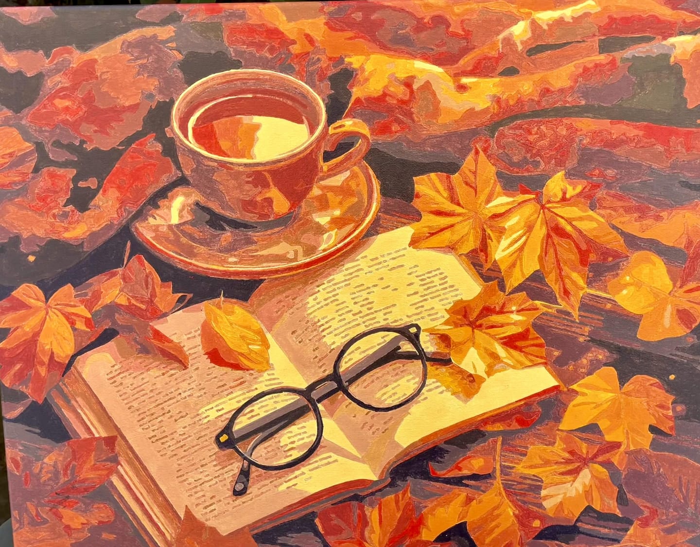 Customer photo review of Thé et livre en Automne