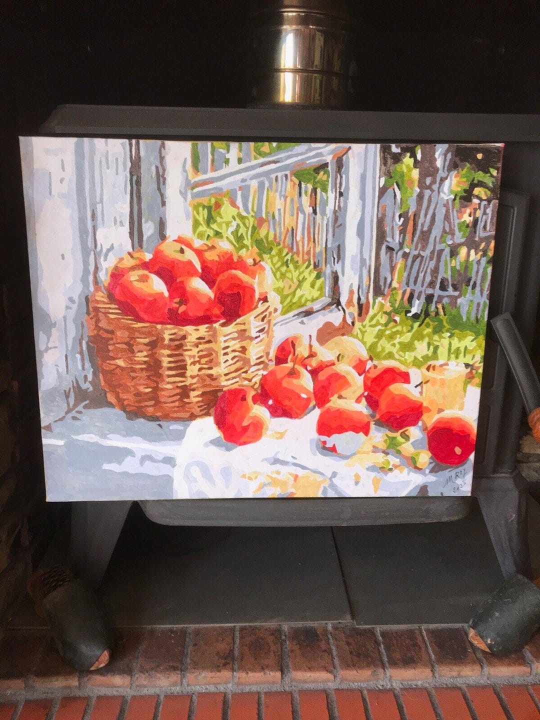 Customer photo review of Pommes rouges près de la Fenêtre