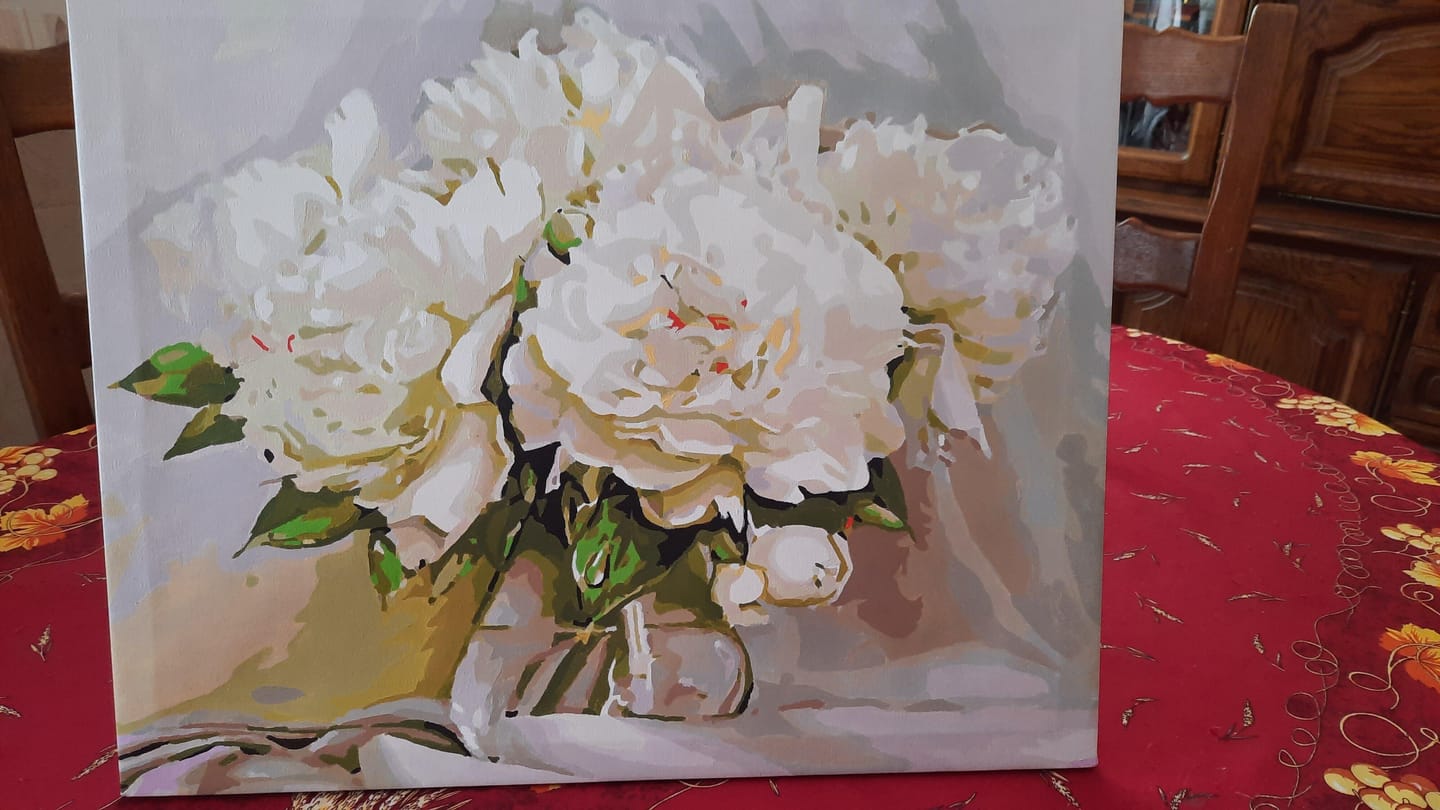 Customer photo review of Pivoines blanches