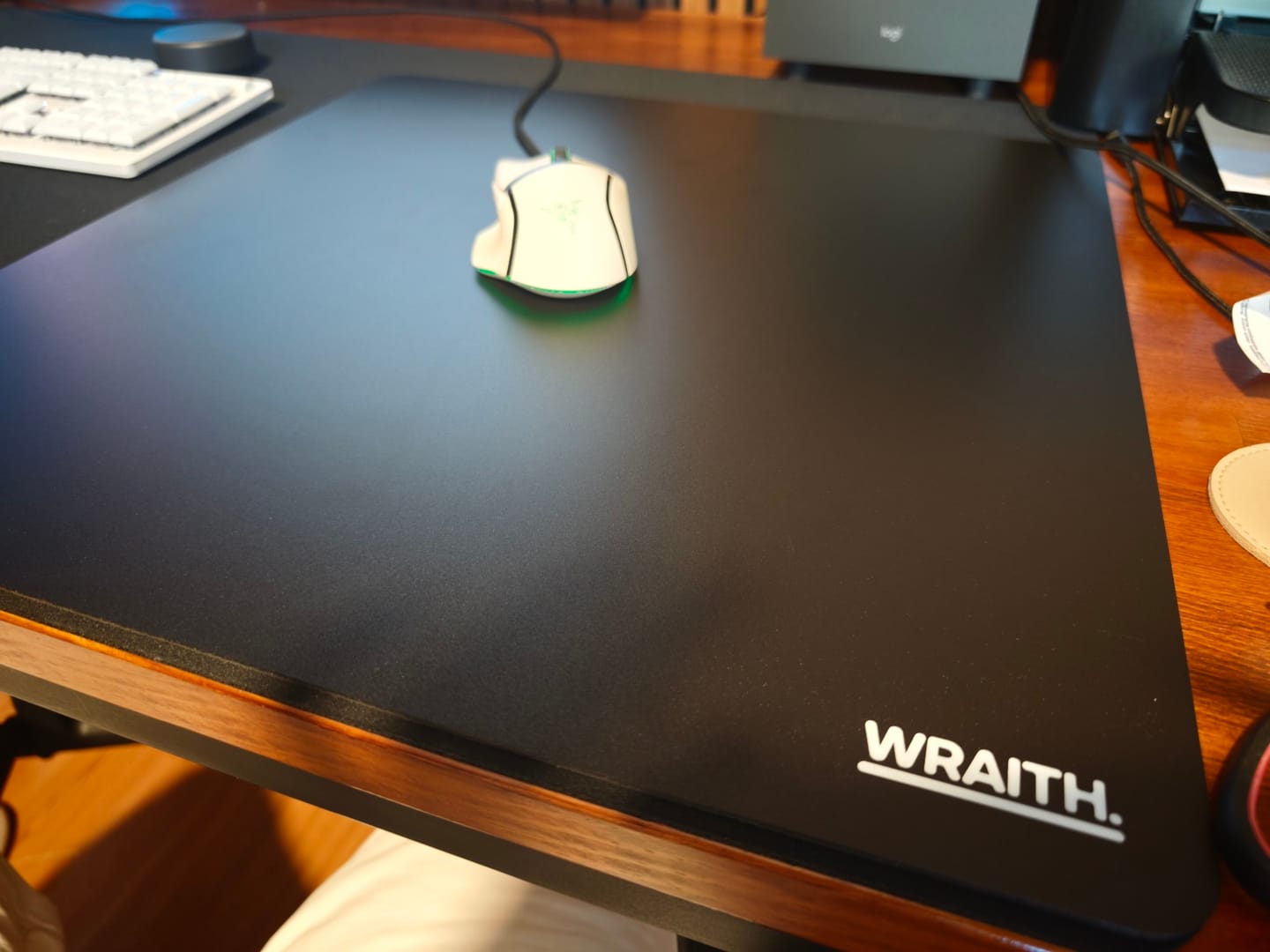 Customer photo review of Wraith Blade Y Hard Mousepad
