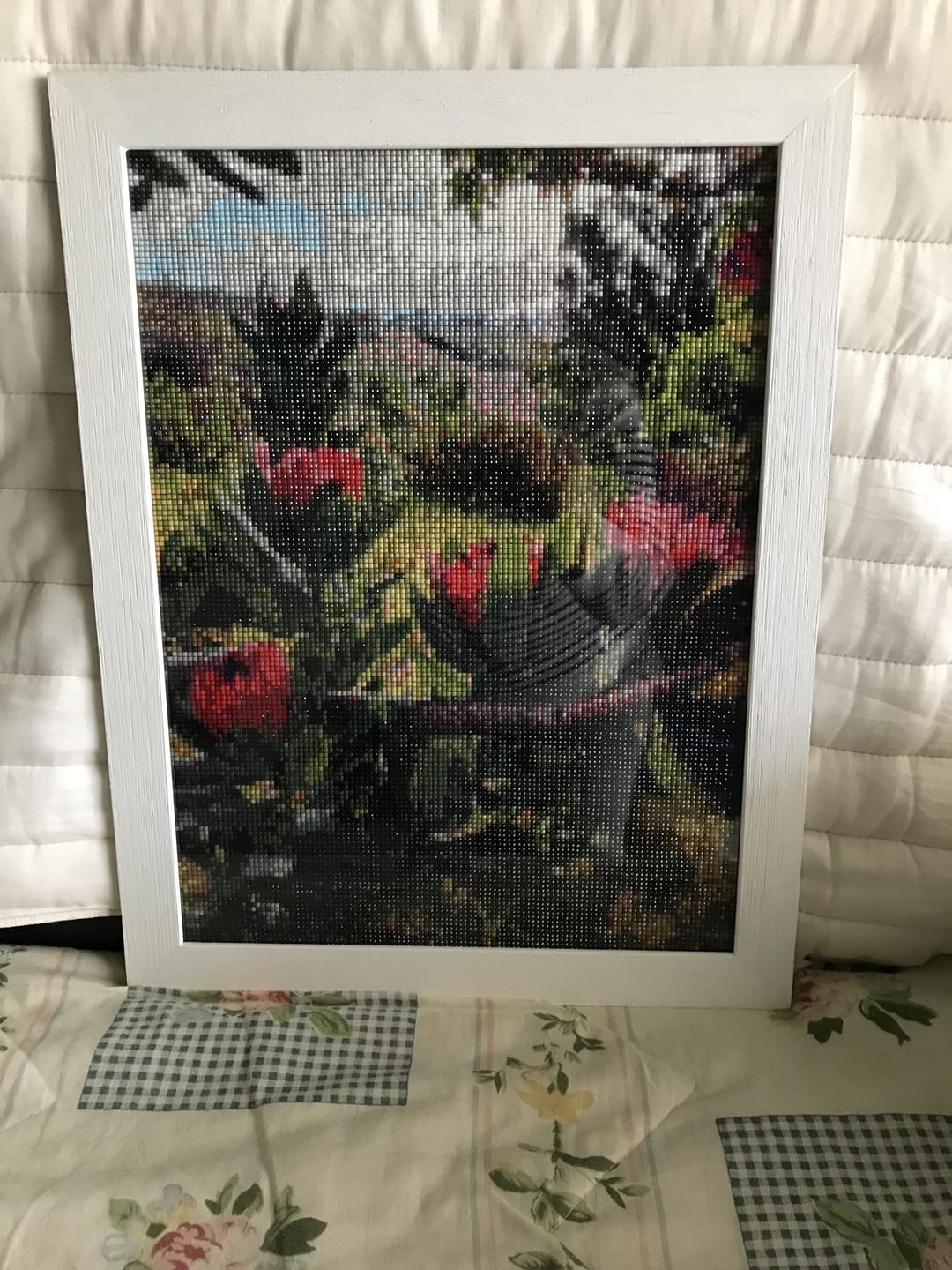 Customer photo review of Broderie Diamant Personnalisée - Réalisation graphique Gratuite