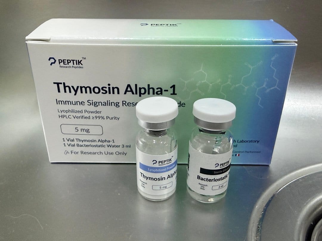 Customer photo review of Thymosin Alpha-1 Lyophilized Vial + Sterile Water