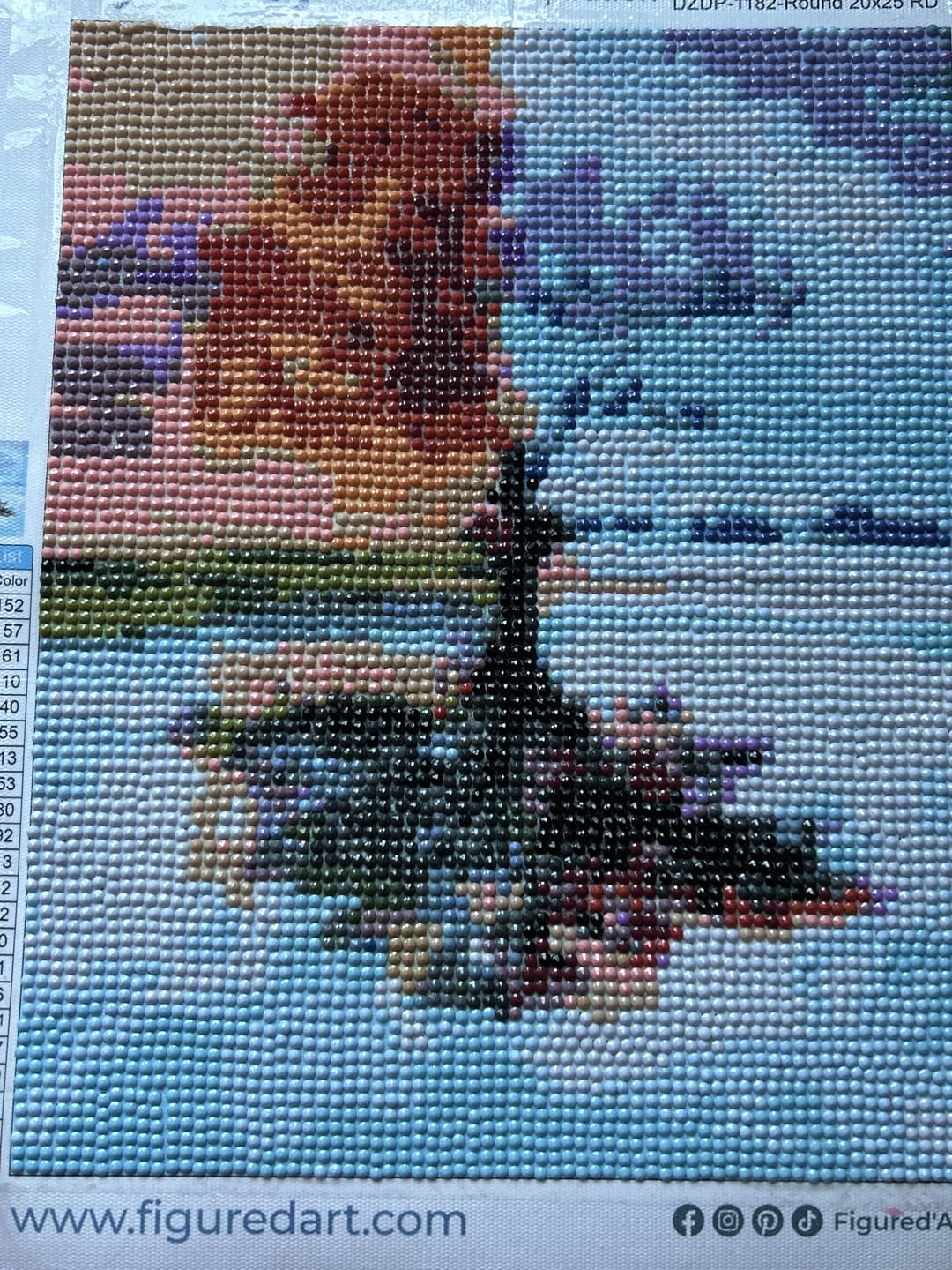 Customer photo review of Broderie Diamant - Arbre 4 saisons Classique