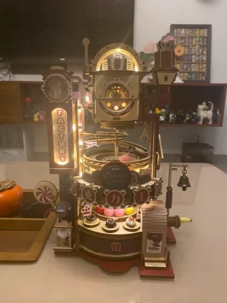 Customer photo review of Puzzle 3D Usine de Chocolat Marbre