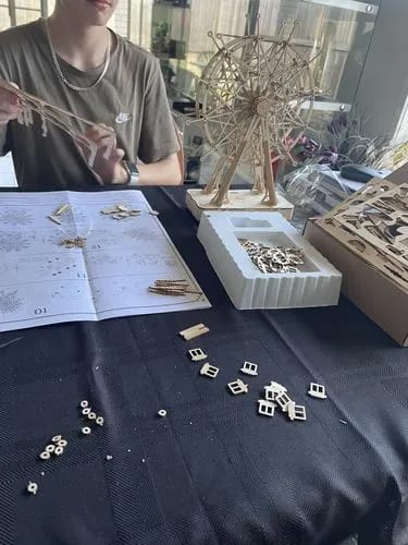 Customer photo review of Puzzle 3D Boîte à musique Grande roue