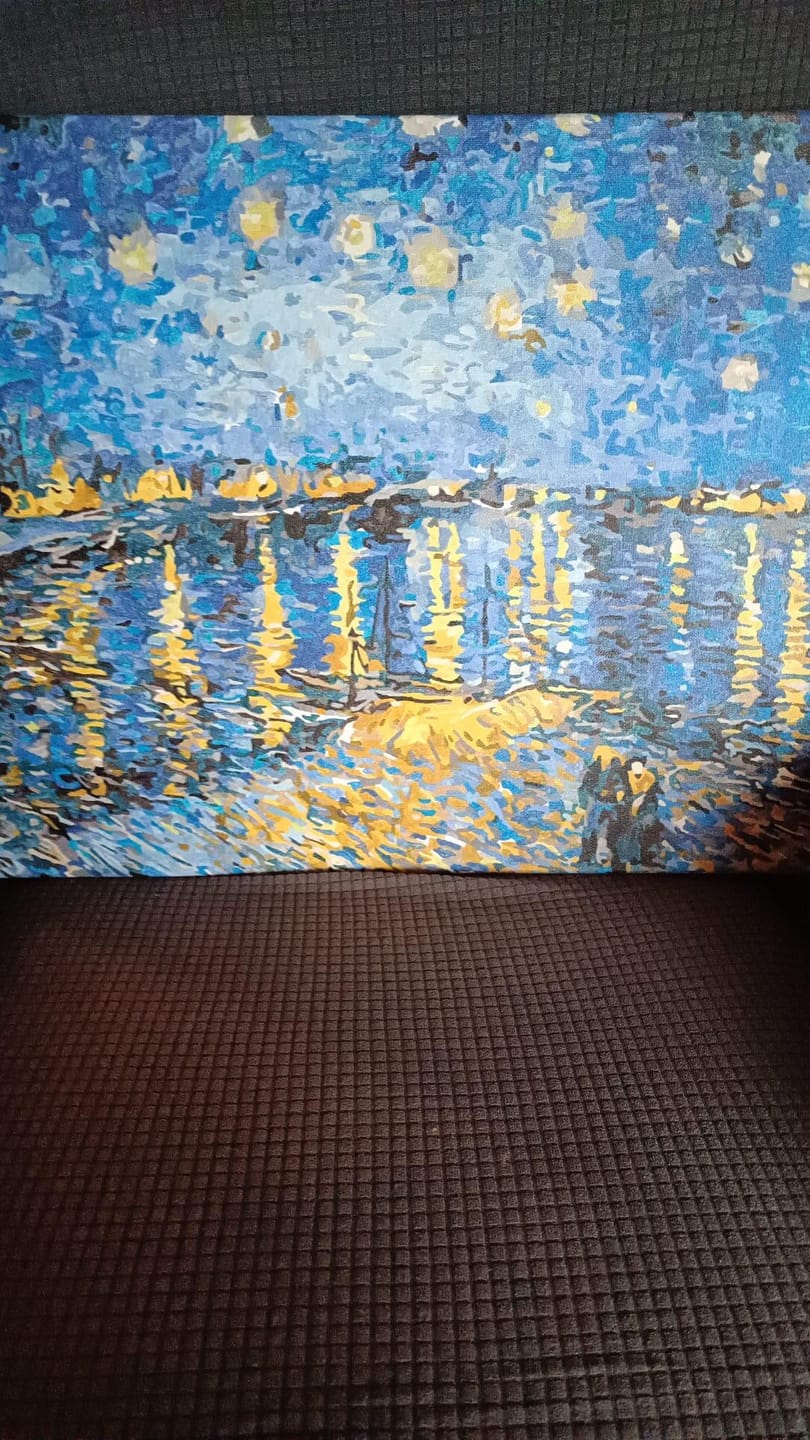 Customer photo review of Van Gogh Nuit Etoilée sur le Rhône