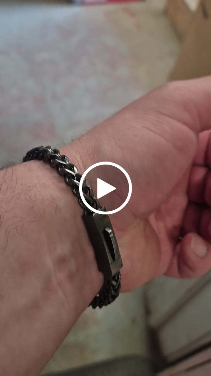 Customer video review of Franco Link ID Urn Bracelet | 6MM