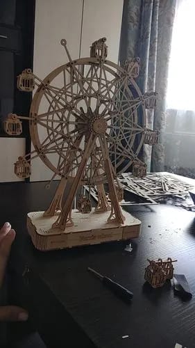 Customer photo review of Puzzle 3D Boîte à musique Grande roue