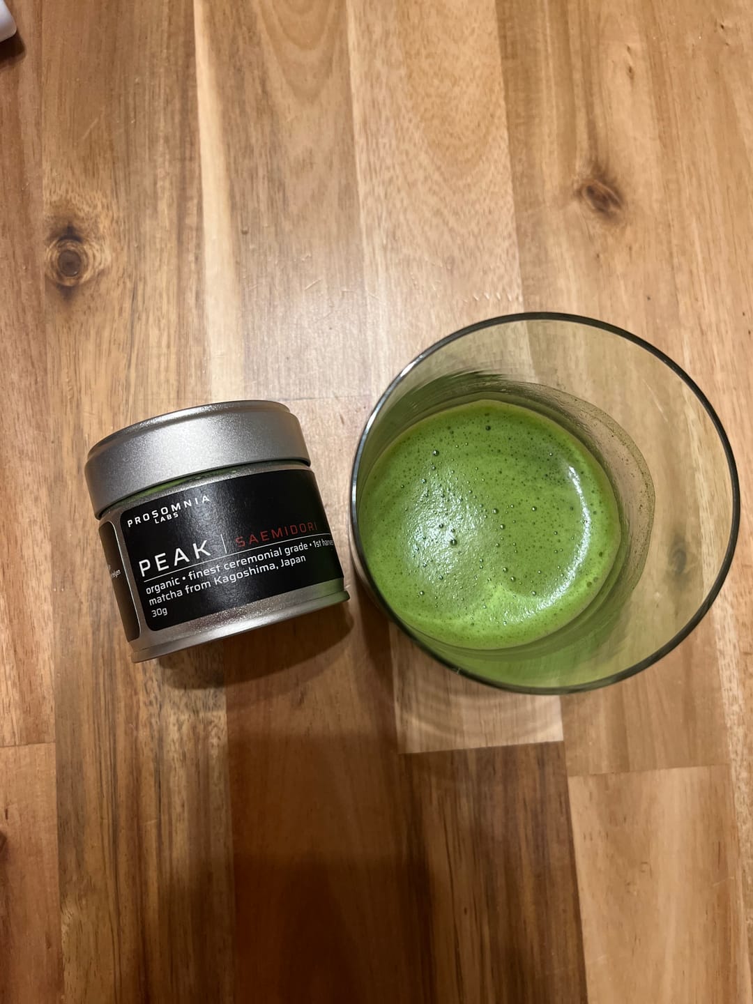 Customer photo review of PEAK™ Limitált Kagoshima Matcha